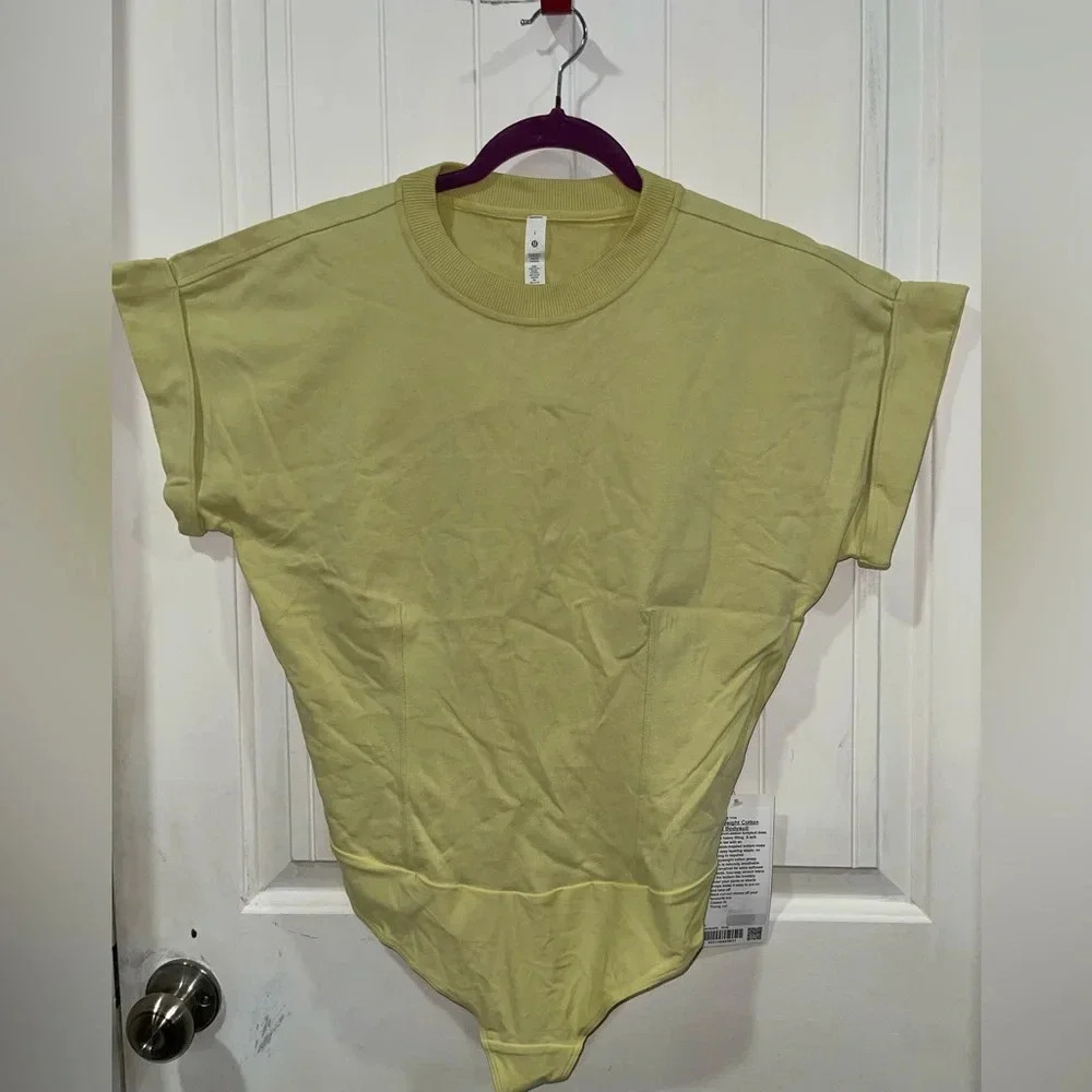 Lululemon Heavyweight Cotton T-Shirt Bodysuit